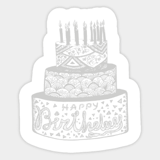 Happy Birthday Cake! Sticker